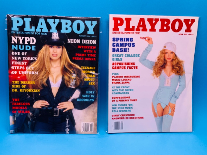 Photo 1 of 494601…adults only vintage playboy magazines from the 1990’s in plastic sleeves 