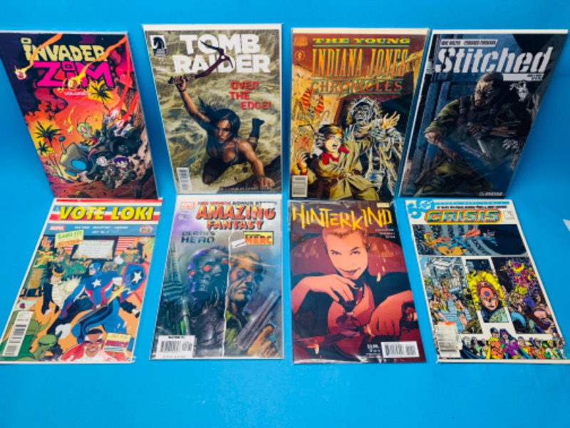 Photo 1 of 494603… 8 collectible comics in plastic sleeves 