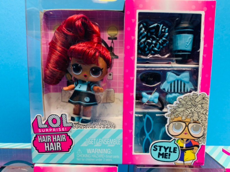 Photo 1 of 494634… 3 LOL surprise hair hair hair dolls in packages 