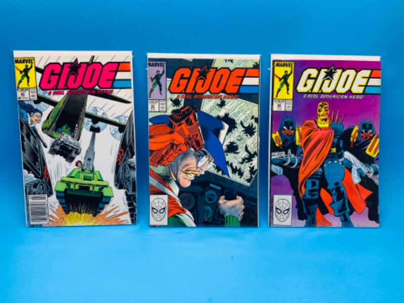 Photo 1 of 494642…3 GI Joe comics in plastic sleeves 