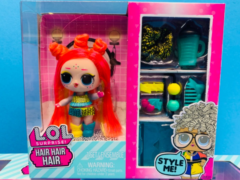 Photo 2 of 494678… 3 LOL surprise hair hair hair dolls in packages 