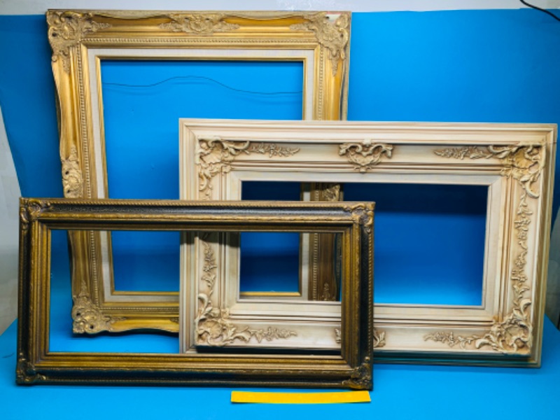 Photo 1 of 4944750…3 large vintage frames for paintings 