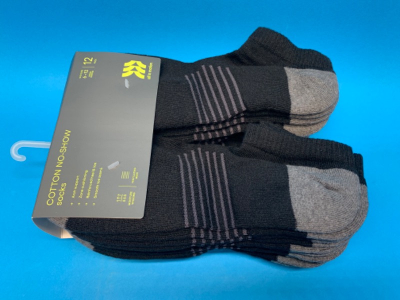 Photo 1 of 494892… 12 pack of mens no show socks size 6-12