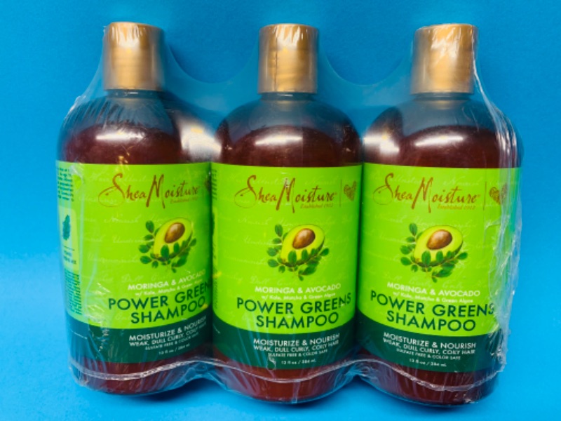 Photo 1 of 494945… 3 shea moisture power greens shampoo 