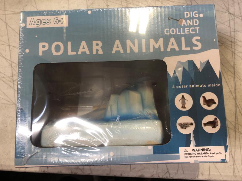 Photo 2 of Glacier Dig up kit, Polar Animals Set Science STEM Activities - Educational Gifts for Boys & Girls Ages 6 7 8-12 Year Old