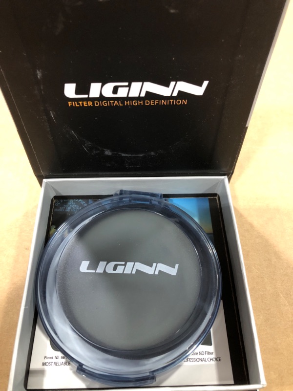 Photo 1 of LIGINN 82MM Circular Polarizer Filter Ultra-Slim, Black Nanometer Multi Coated CPL Camera Lens Filter
