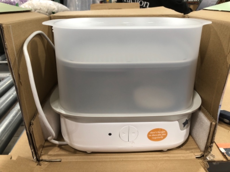 Photo 2 of Tommee Tippee Advanced Steam Electric Sterilizer for Baby Bottles-- Sell For Parts Only