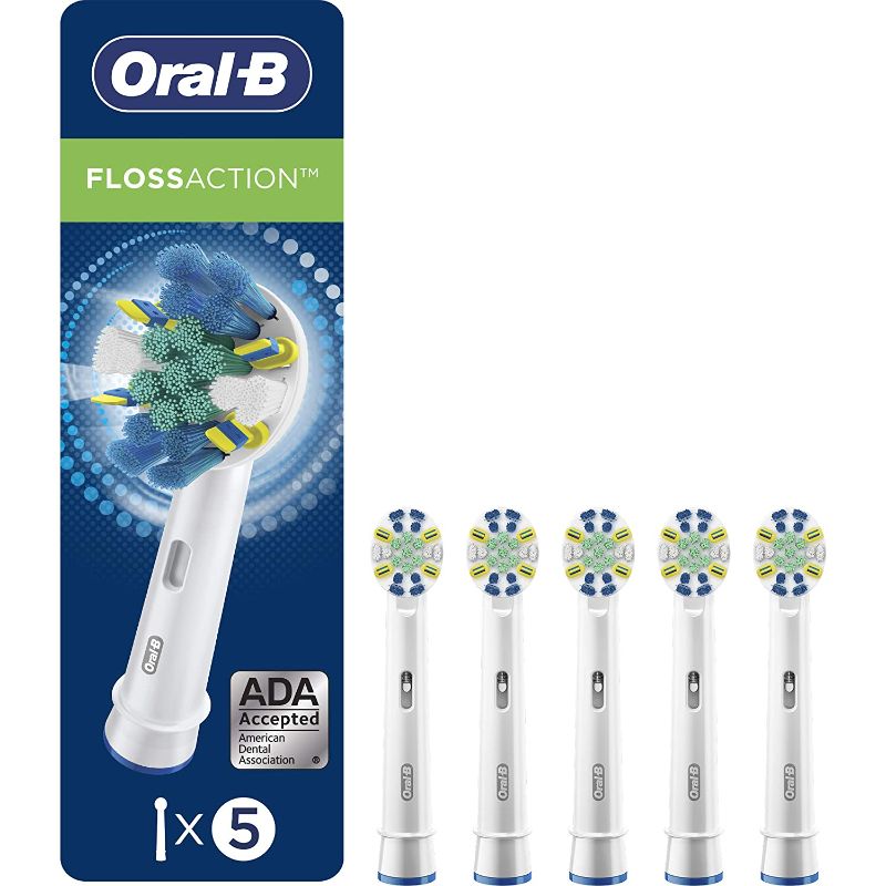 Photo 1 of Oral-B FlossAction Toothbrush Refill Brush Heads, 5 Count
