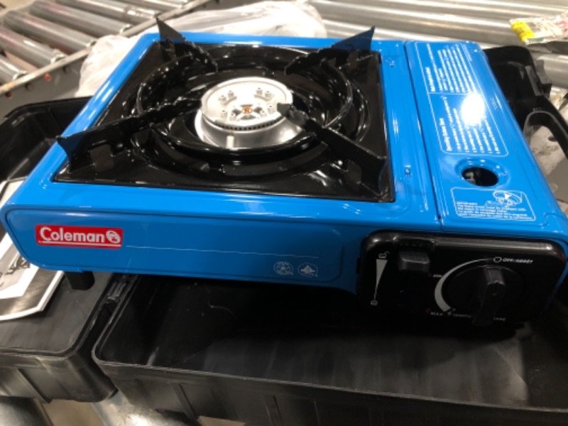Photo 1 of Coleman Portable Butane Stove with Carrying Case

