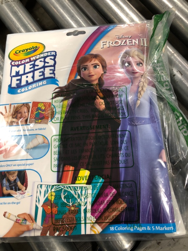 Photo 2 of Crayola Frozen Color Wonder Coloring Book & Markers, Mess Free Coloring, Gift for Kids, Age 3, 4, 5, 6