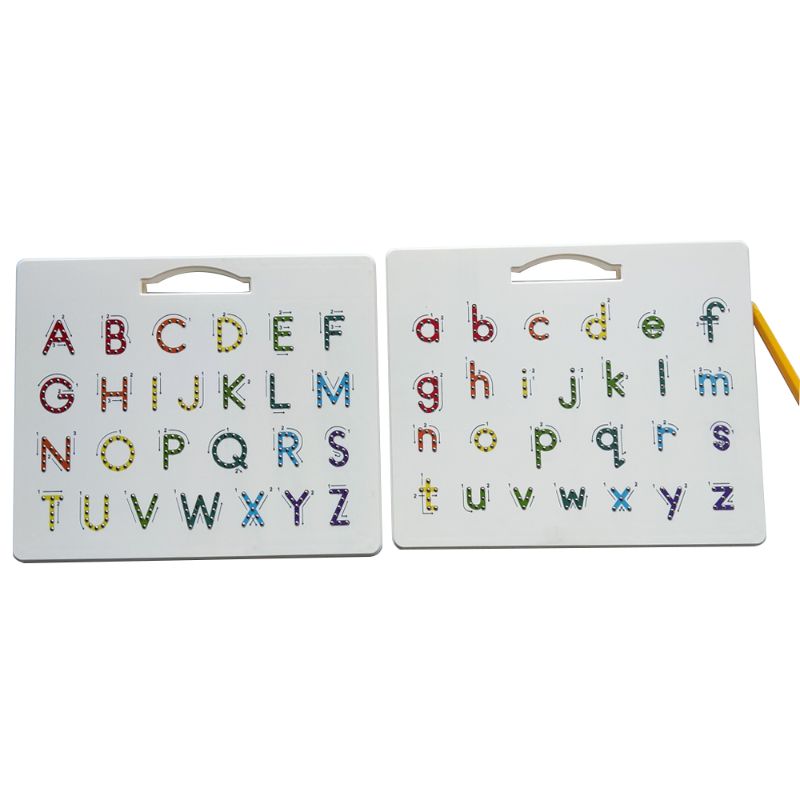 Photo 1 of KEBO 2-in-1 Double Sided Magnetic Drawing Board ABC A-Z Letter, Number, and Freestyle Writing Playboard 12x10 inch magpad
