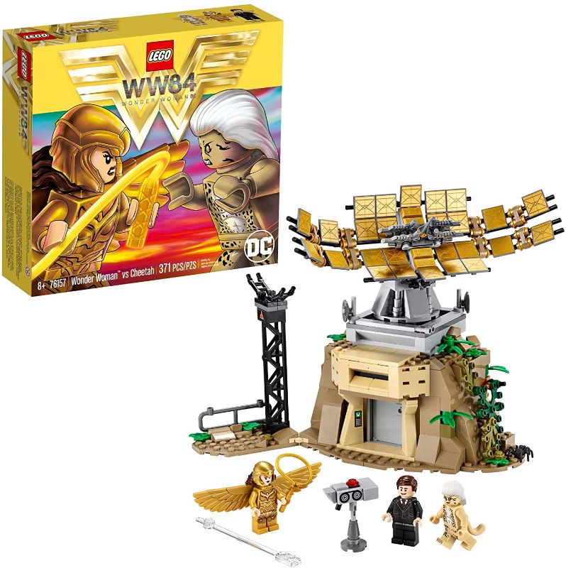 Photo 1 of LEGO DC Wonder Woman vs Cheetah 76157 with Wonder Woman (Diana Prince), The Cheetah (Barbara Minerva) and Max; Action Figure Toy for Kids Aged 8 and up (371 Pieces)
