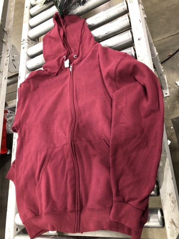 Photo 2 of JERZEES-NuBlend Full-Zip Hooded Sweatshirt. 993M-Maroon M
