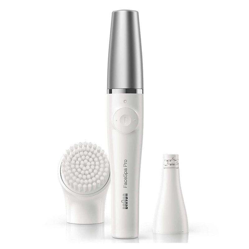 Photo 1 of Braun Face Epilator Facespa Pro 910, Facial Hair Removal for Women, 2-in-1 Epilating and Cleansing Brush
