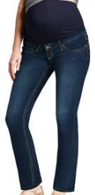 Photo 1 of Hybrid & Company Super Comfy Stretch Women's Maternity Bootcut Jeans
