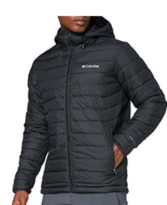 Photo 1 of Columbia Men's Powder Lite Hooded Jacket, Black, Large
