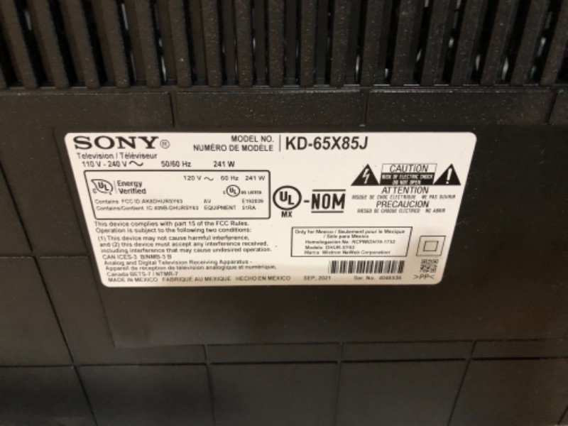 Photo 3 of Sony - 65" Class X85J Series LED 4K UHD Smart Google TV
