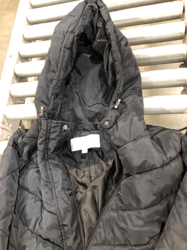 Photo 1 of Madden Girl womens Madden Girl Women's Long Chevron Puffer Jacket XL

