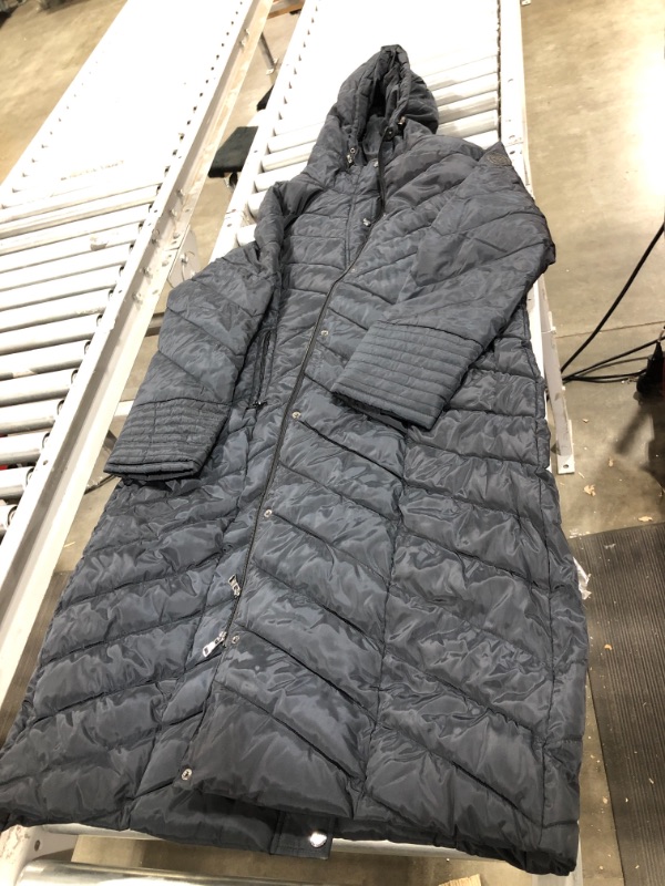 Photo 1 of Madden Girl womens Madden Girl Women's Long Chevron Puffer Jacket XL
