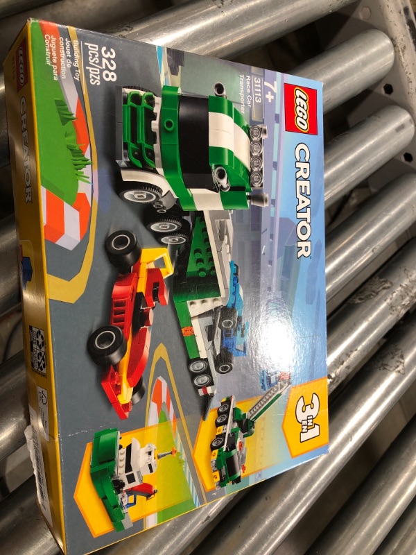 Photo 2 of LEGO Creator 3in1 Race Car Transporter 31113 Building Kit; Makes a Great Gift for Kids Who Love Fun Toys and Creative Building, New 2021 (328 Pieces)
