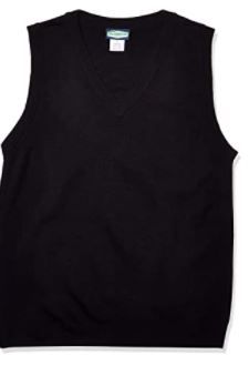 Photo 1 of Classroom School Uniforms Men's Adult Unisex V-Neck Sweater Vest
