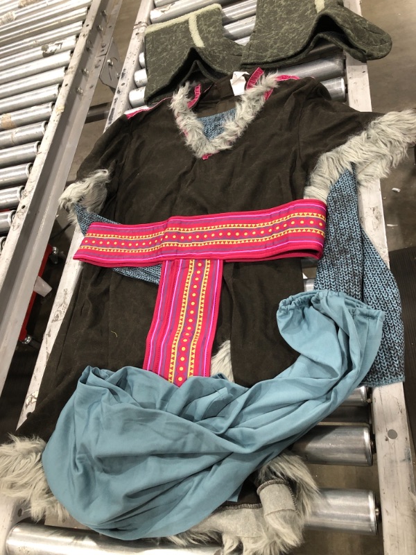 Photo 1 of Kristoff Costume for Adults, Disney Frozen Men's Character Outfit, Tunic with Hat, Belt and Pants and Boot Covers
