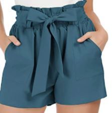 Photo 1 of GRACE KARIN Women Bowknot Tie Waist Summer Casual Shorts with Pockets XXL