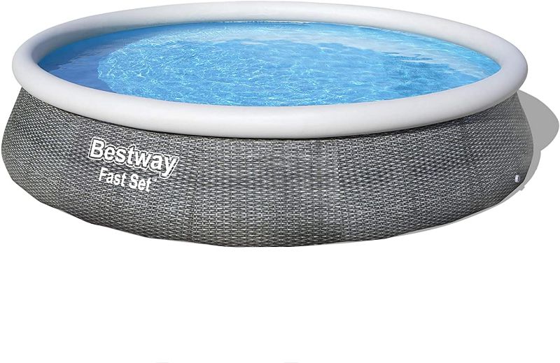 Photo 1 of Bestway 57323E Fast Ground Pool Set (13' x 33"), Rattan