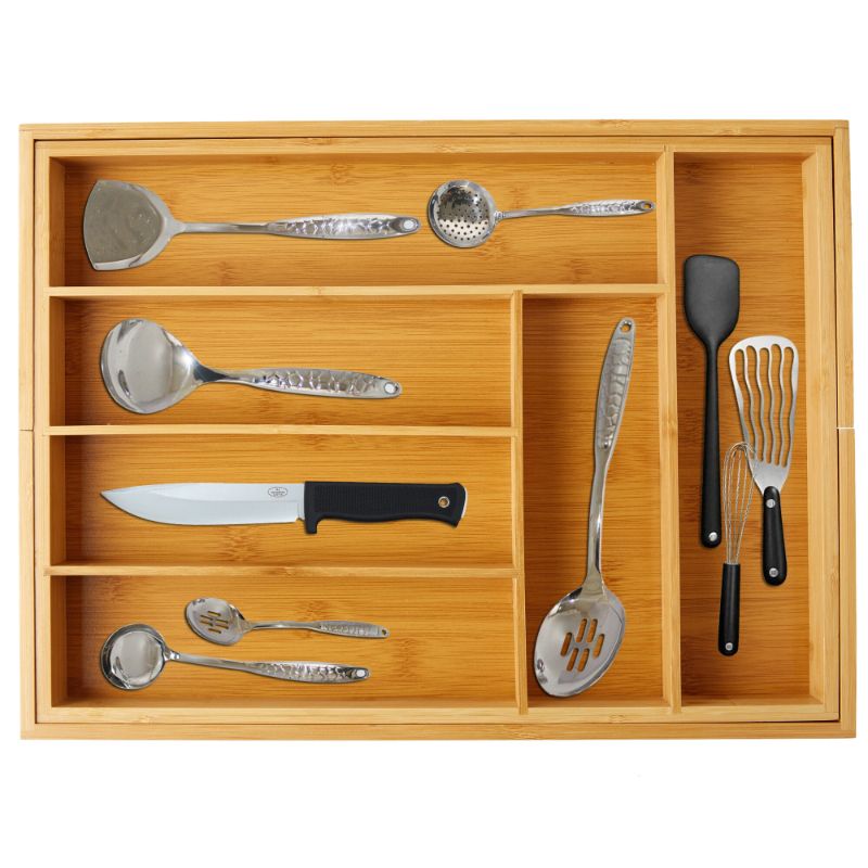 Photo 1 of 2'' H x 12.6'' W x 17.1'' D Flatware & Kitchen Utensils Drawer Organizer
