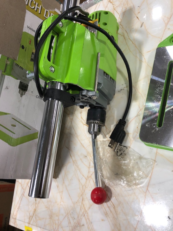 Photo 4 of MINIQ Bench Drill Stand 710W Mini Electric Bench Drilling Machine Drill Chuck 1-13mm
