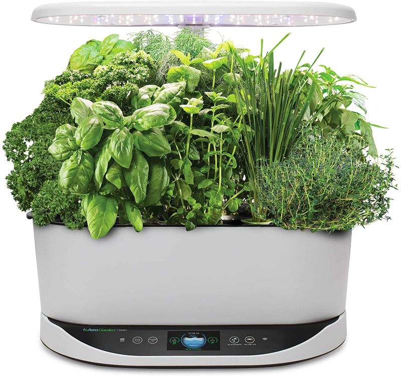 Photo 1 of AeroGarden Bounty Indoor Hydroponic Herb Garden, White
