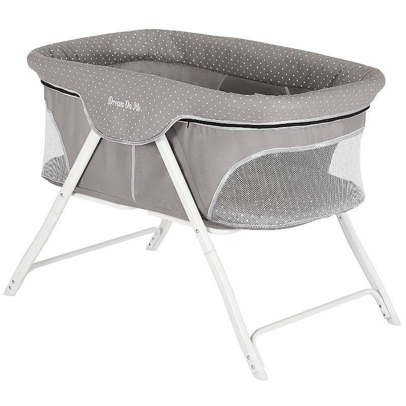 Photo 1 of Dream On Me, Traveler Portable Bassinet, Twinkle Grey
