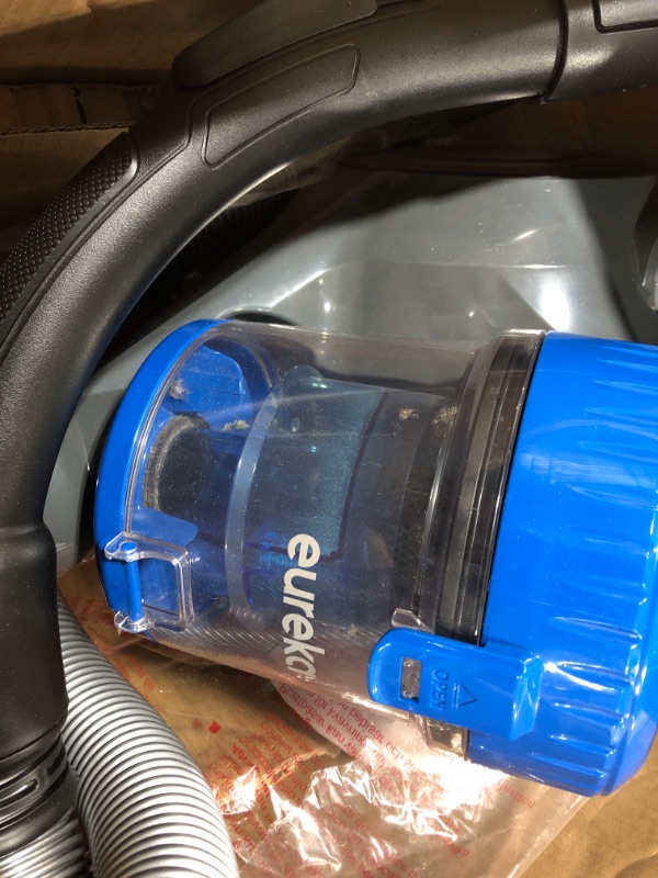 Photo 4 of eureka WhirlWind Bagless Canister Vacuum Cleaner, Lightweight Vac for Carpets and Hard Floors, Blue

