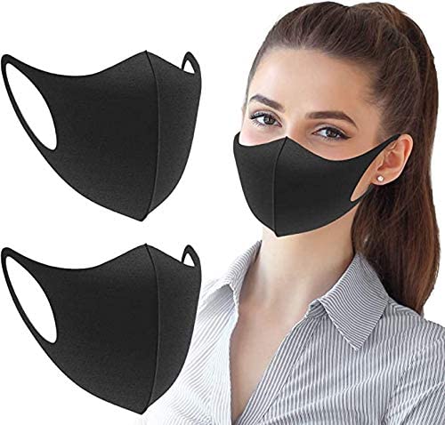 Photo 1 of AmnoAmno Unisex 3pcs Anti Pollution Dust Mask 3D Face Mouth Mask Washable and Reusable Mask for Cycling Camping
