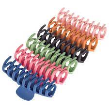 Photo 1 of 6 Color Hair Claw Clips For Women 