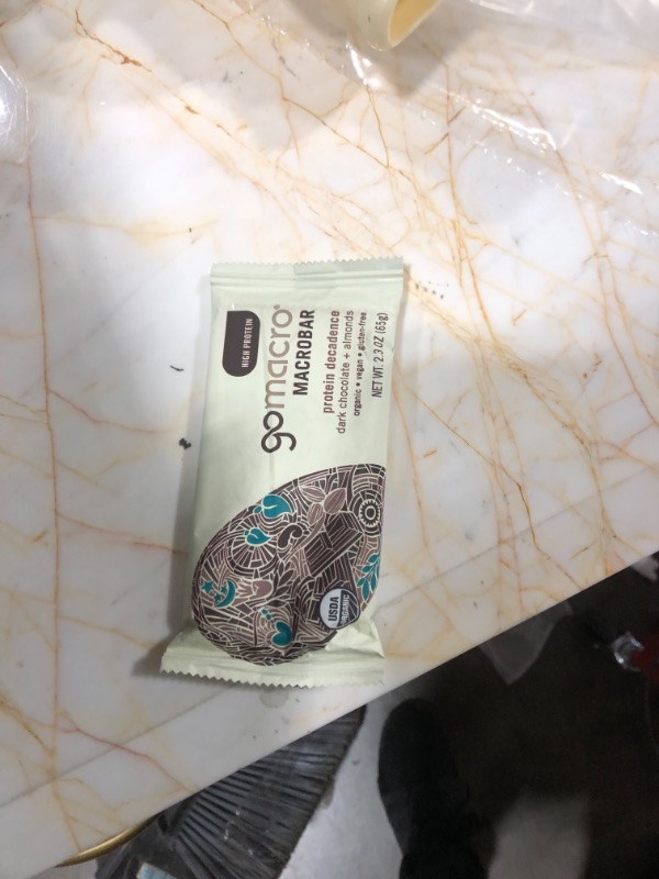 Photo 2 of Gomacro Macrobar, Dark Chocolate + Almonds - 2.3 oz