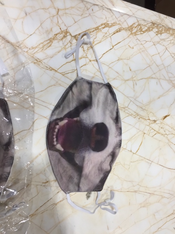 Photo 1 of 5 DOG MOUTH DESIGN MASKS 