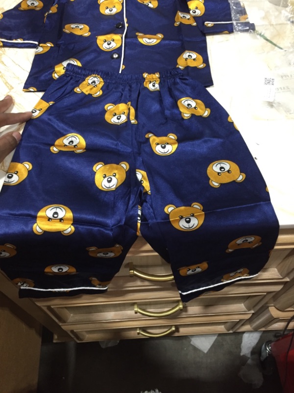 Photo 2 of LITTLE MAN TEDDY BEAR SLEEPWEAR 
SIZE 08-09