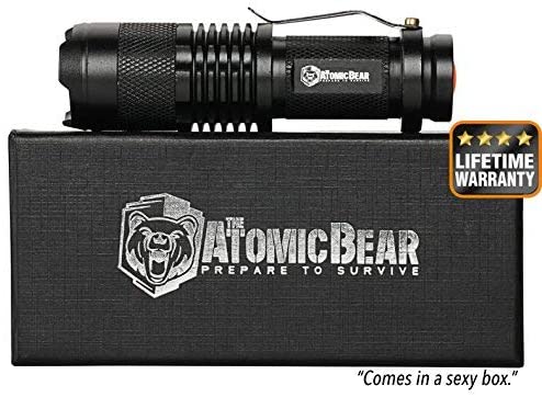 Photo 1 of Tactical Flashlight - Small and Powerful Pocket Size LED Flashlight to Dominate The Darkness - Self Defense - Zoomable - Water Resistant Gear 2pk
