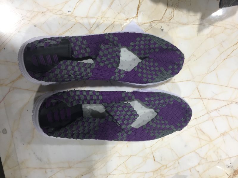 Photo 1 of PURPLE AND GREY SPORT SHOES UNKNOWN SIZE