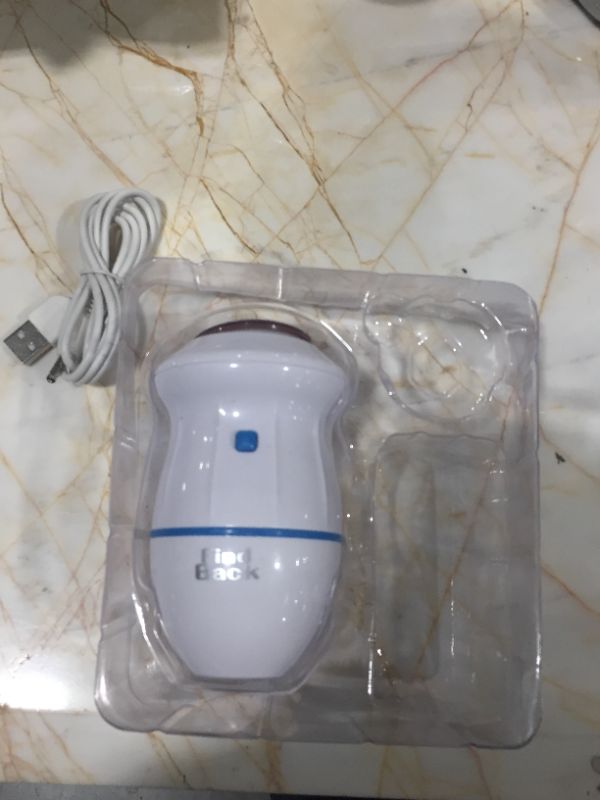 Photo 2 of FIND BACK CALLUS REMOVER BUILT IN VACUUM ABSORPTION ELECTRIC FOOT GRINDER RECHARGEABLE CALLUS REMOVER DEAD SKIN REMOVER WITH HEAD REPLACEMENT
