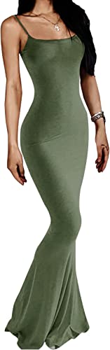 Photo 1 of AnotherChill Women's Casual Lounge Slip Long Dress Sexy Sleeveless Backless Bodycon Maxi Dresses 2022 Spring Slim Elegant
SIZE M