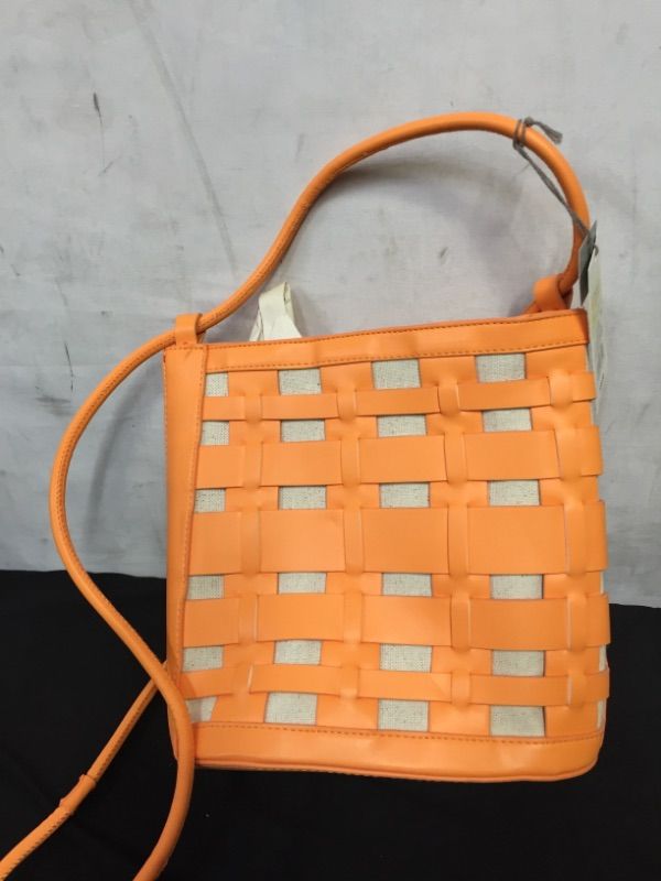 Photo 1 of Basket Weave Woven Bucket Bag - A New Day™

