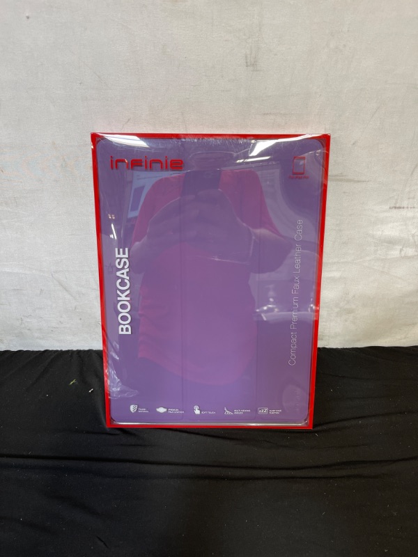 Photo 1 of Slim iPad Pro 12.9-inch Protective Case, iPad Pro 12.9” Magnetic Sleep/Wake Cover [Slim Design][Magnetic Closure][Drop Resistant] with Smart Cover (Purple)
