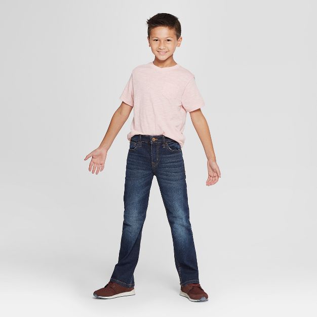 Photo 1 of Boys' Stretch Bootcut Fit Jeans - Cat & Jack™

size----14