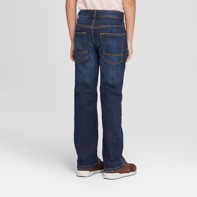 Photo 2 of Boys' Stretch Bootcut Fit Jeans - Cat & Jack™

size----14