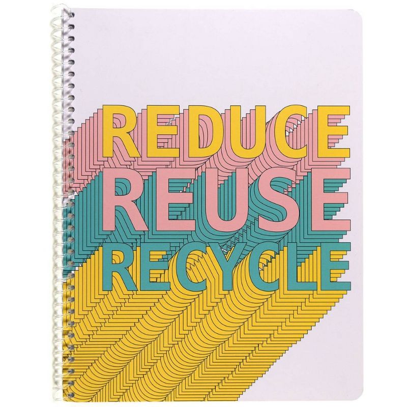 Photo 1 of 10ct Wide Ruled Composition Notebook Planet Awareness Reduce Reuse Recycle/ Earth Day- Top Flight

