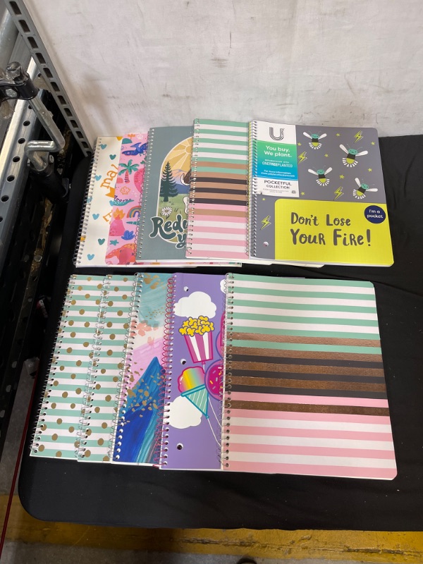 Photo 1 of 10ct- Misc Notebooks (Colors & Designs May Vary)