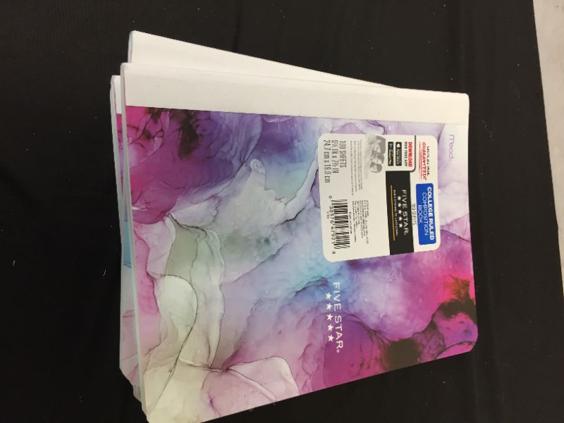 Photo 1 of five star 10 note books 