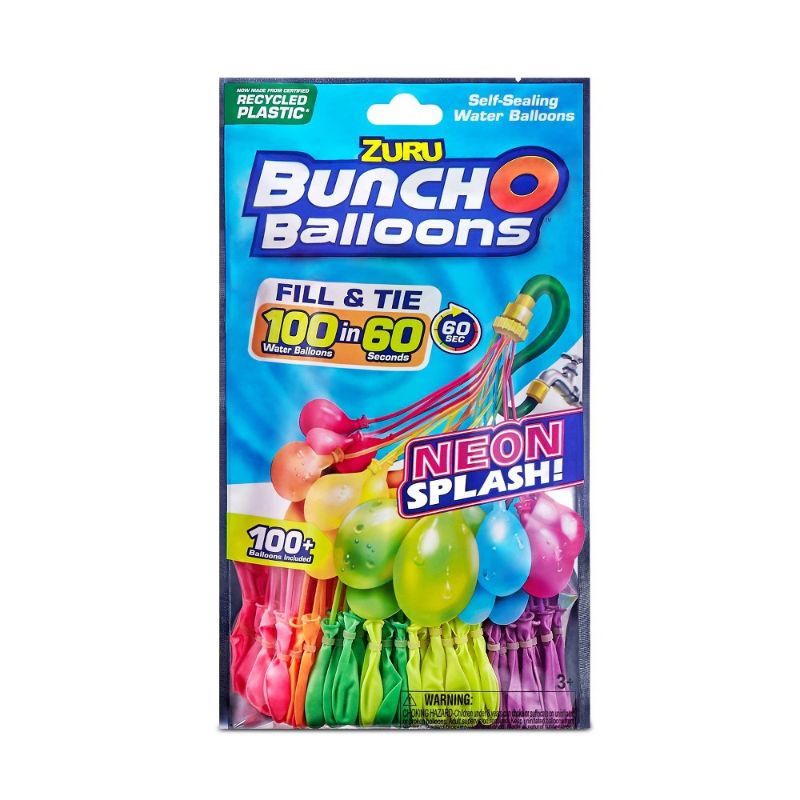 Photo 1 of Bunch O Balloons Neon Splash May EC - 3pk